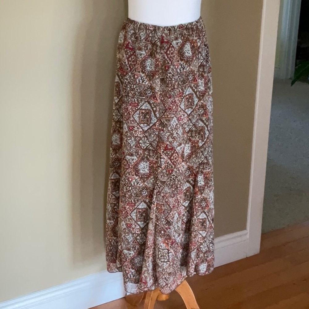 Boho long skirt